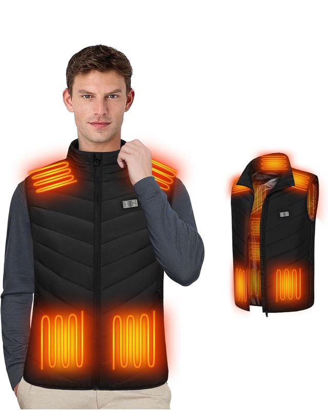 Gilet riscaldato da uomo e donna