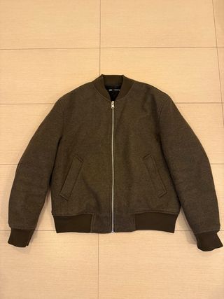 Abrigo Bomber de paño de hombre de Zara