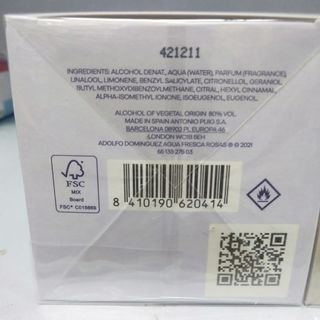 Perfumes Adolfo Dominguez 120 Vap. 29,90 €/u