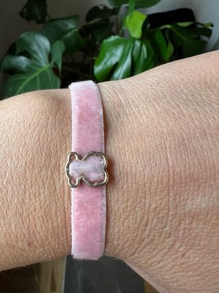 Pulsera Tous Oso Plata Vermeil Rosa