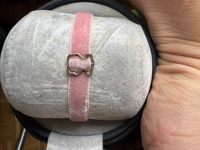 Pulsera Tous Oso Plata Vermeil Rosa