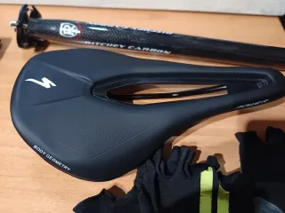 Tija carbono Ritchey y sillín Specialized