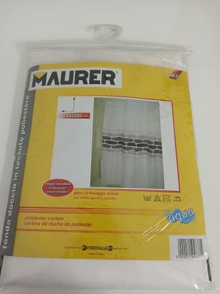 Tenda Doccia Maurer 240x200 cm + Ganci