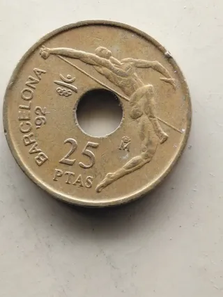 25 Pesetas Barcelona 92 Olimpiadas
