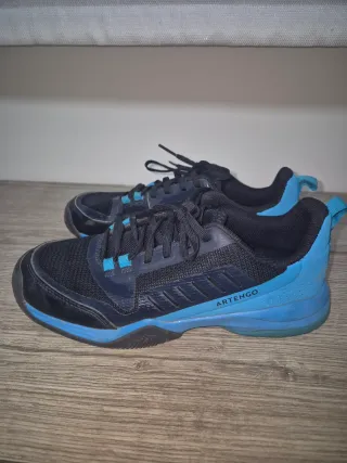 Zapatillas deportivas Artengo negras y azules n38