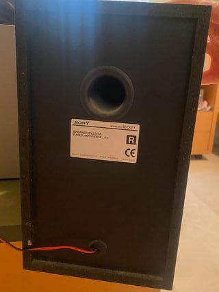 Minicadena Sony CMT-CP1 con altavoces