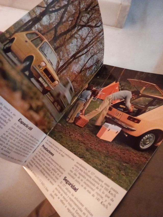 Folleto Publicidad Seat 127