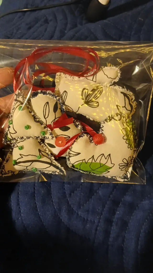 Adornos Navideños de Tela