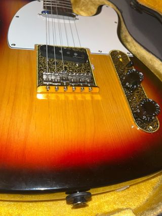 Telecaster squier modificada Custom con maleta