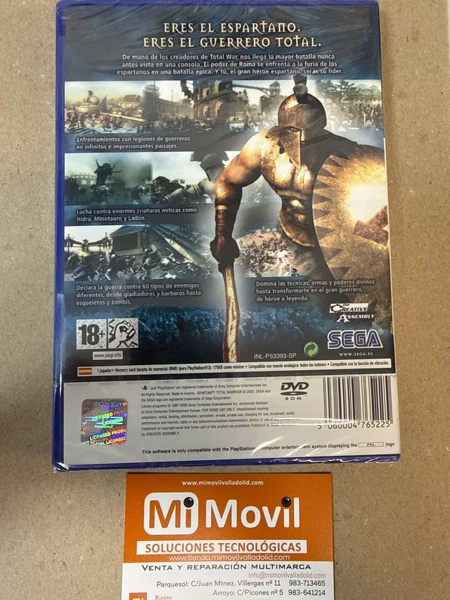 Spartan: Total Warrior PS2 Precintado