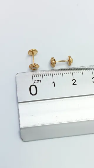 Pendientes de oro de 18kt.