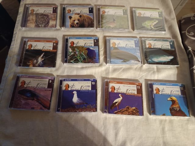 Colección 12 CD Fauna Ibérica Félix Rodríguez
