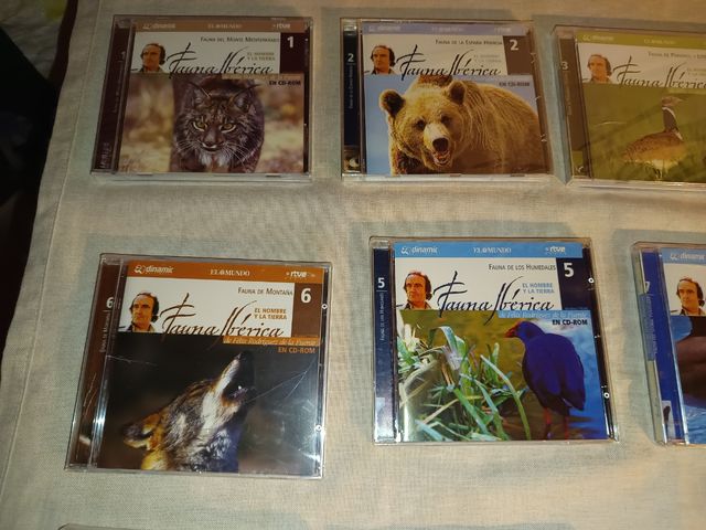 Colección 12 CD Fauna Ibérica Félix Rodríguez