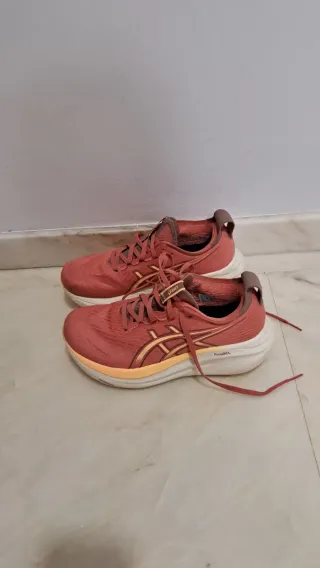 Zapatillas ASICS GEL-Nimbus 27 Mujer Rojo Naranja