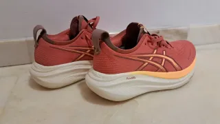 Zapatillas ASICS GEL-Nimbus 27 Mujer Rojo Naranja