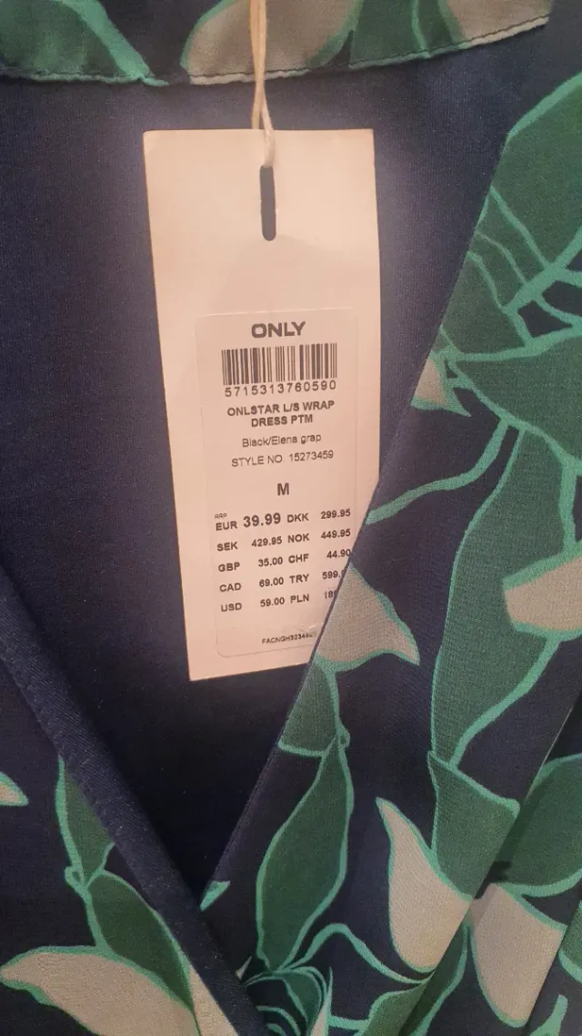 Vestido Only estampado floral talla M