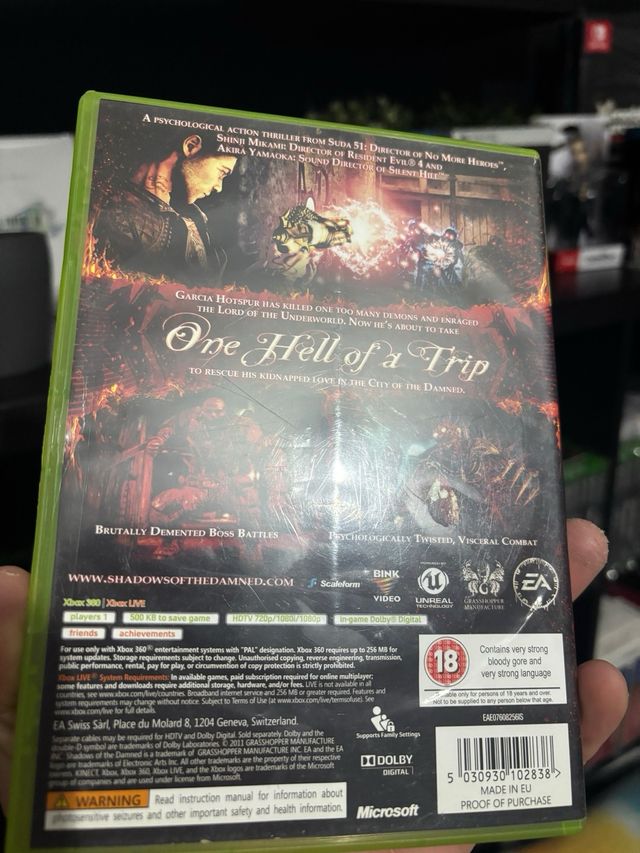 Shadows of the Damned PAL UK Xbox 360