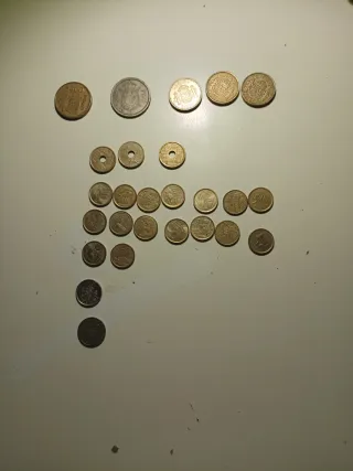 Ptas 1987-1995 e monete del Portogallo