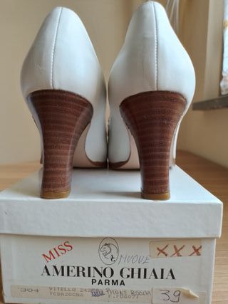 Miss Amerino Ghiaia Scarpe Donna N.39 NUOVE