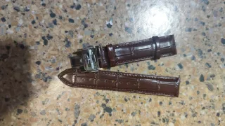 Correa Longines Piel Marrón 22mm