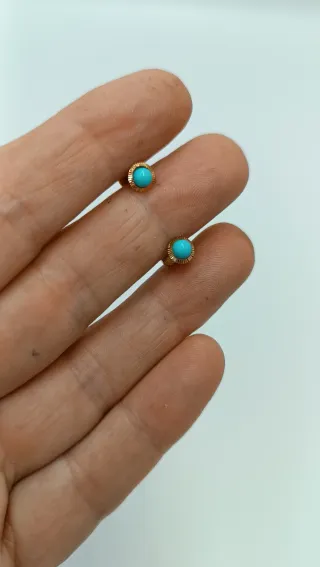 Pendientes de oro de 18kt.