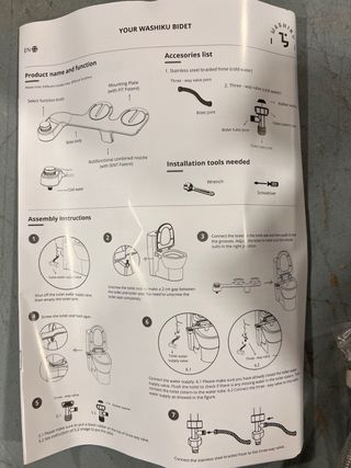 Bidé Washiku Tokyo para Sanitário