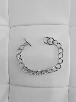 Bracciale in acciaio a catena