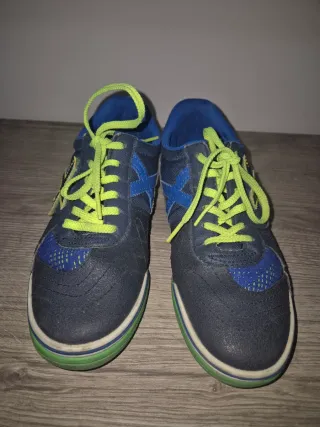 Zapatillas Munich niño Talla 37 Azul/Verde Lima