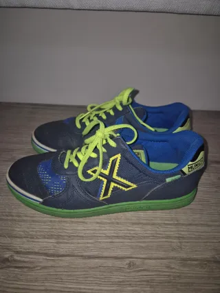 Zapatillas Munich niño Talla 37 Azul/Verde Lima