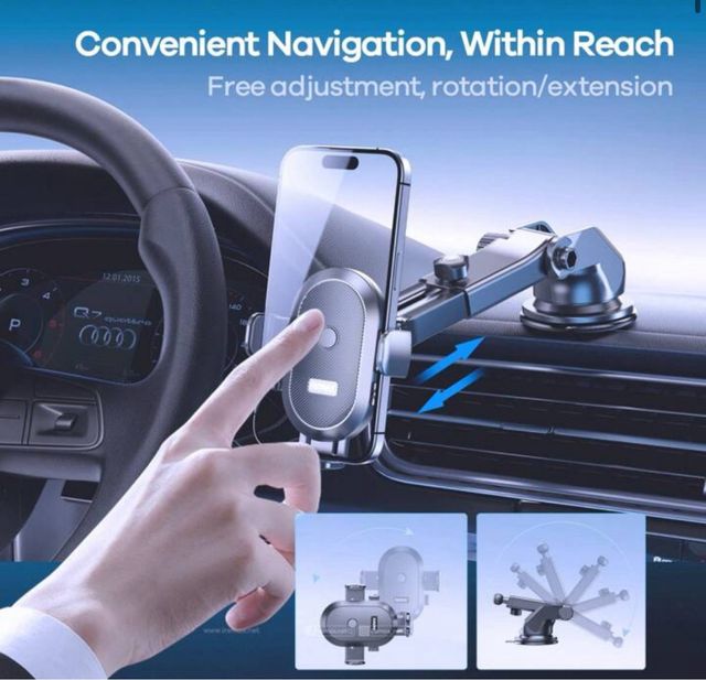 Supporto auto per telefono Remax con ventosa