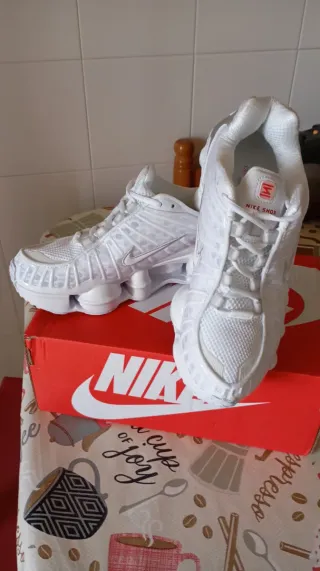 Zapatillas Nike Shox TL Blancas