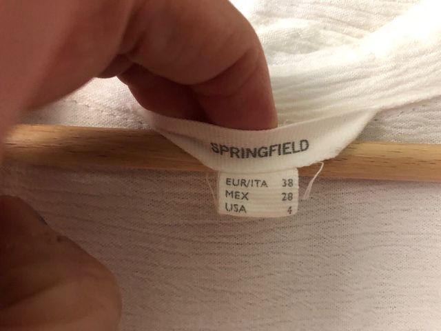 Blusa Springfield Blanca