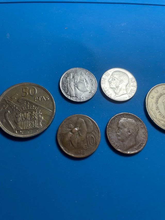 6 monete antiche in ottime condizioni