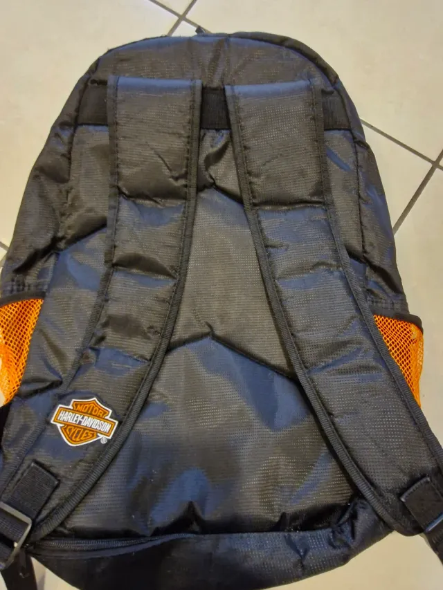 Zainetto Harley Davidson Nero Arancione