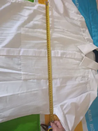 Traje campero hombre color hueso con marron