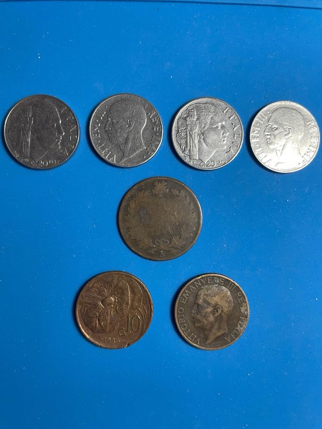 7 Monete Antiche Italiane