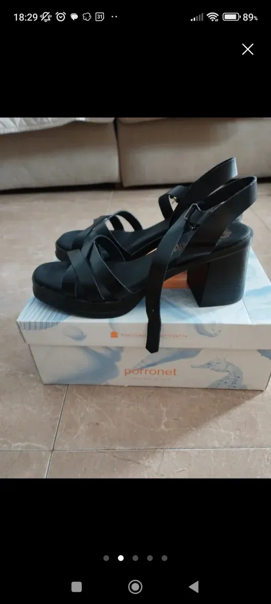 ♥️Sandalias Porronet T. 38 nuevas de piel .