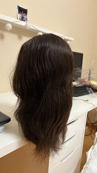 Maniquí Peluquería Castaño, pelo 100% natural