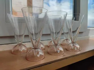 8 Bicchieri Luigi Bormioli Vintage Rosa