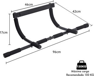 Barra dominadas puerta multifuncional