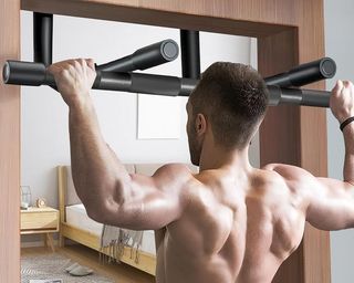 Barra dominadas puerta multifuncional