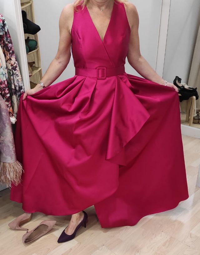 Vestido de ceremonia rosa