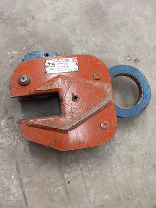 Uñas hierro elevación carga B-75