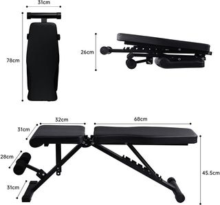 BANCO DE MUSCULACION NEGRO