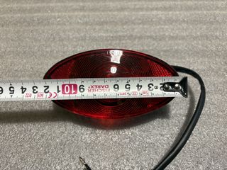 Piloto luz freno y matrícula moto custom