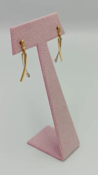 Pendientes oro de oro de 18kt.