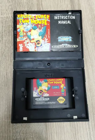 Krusty's Super Fun House Mega Drive Los Simpsons