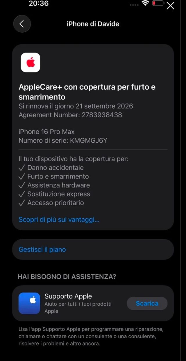 Apple iPhone 16 Pro bianco