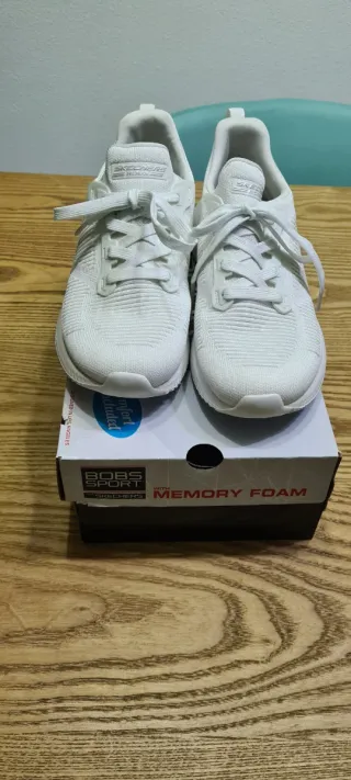 Zapatillas Skechers Mujer Blancas