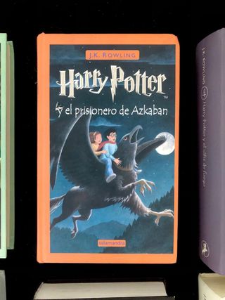 Lote 6 libros HARRY POTTER pasta dura